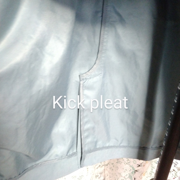 Vero Moda 3/4 length lightweight lined Coat light blue belted waist size L NWOT - Picture 6 of 12